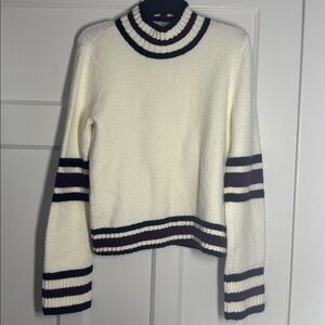 Madewell Rib Trim Mockneck Sweater